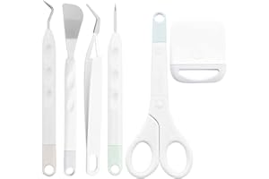 BLBK 6pcs Basic Tool Set, Craft Weeding Vinyl Tools Set for Cricut/Silhouette/Siser/Oracal 631 651 751