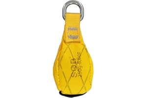 SOB Lance el Bolso del Peso, Bolsa de Pesas para Escalada de árboles y espeleología (Amarillo, 250G)
