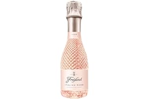 ‎FREIXENET Freixenet Italian Rosé Extra Trocken (1 x 0,2 l) italienischer Spumante in einer eleganten Designerflasche; im Kleinformat ideal für unterwegs; mit dem Geschmack süßer roter Früchte