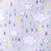 Halo SleepSack Swaddle Fleece (0-3 Months, Rain Drop)