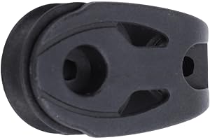 ANGGREK Kajakremskiva Block, Heavy Duty Nylon Remskiva Kit, Smidig Drift, Mångsidig för Segelbåtar Kajaker Kanoter, Max Repdiameter 9 Mm