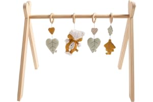 Sauthon Arche d'éveil Jeux d'eveil bébé & Arche en Bois Naturel | Collection Promenons-Nous