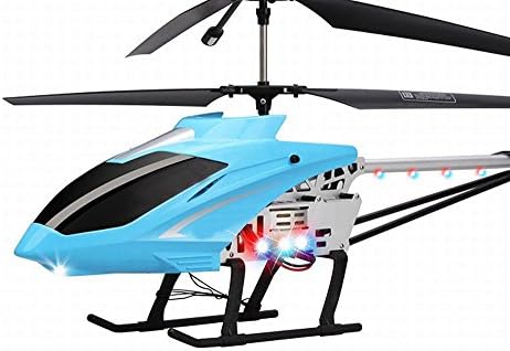 H aircraft Large Remote Control Helicopter Seconds for Battery Children 'S Toys Model,Blue,50cm or more