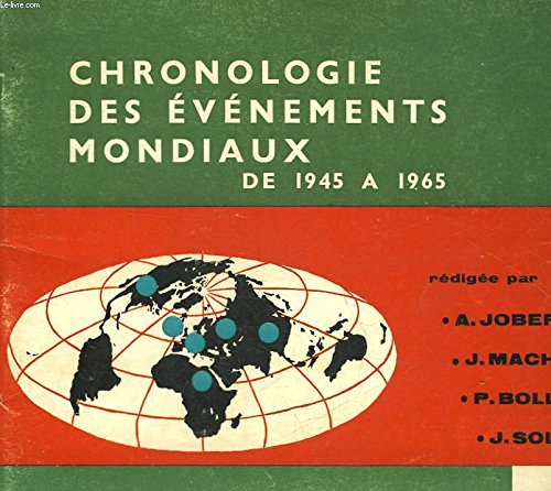 Chronologie des événements mondiaux de 1945 à 1965 gratuit Chronologie des événements mondiaux de 1945 à 1965 gratuit