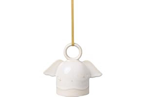 ‎VILLEROY & BOCH like. by Villeroy & Boch – Winter Glow Ornament Engel, Weihnachtsdeko Aus Premium Porzellan, Baumschmuck Mit Sternen, Dekoration Für Weihnachten, Moderne Dekoration Im Winter, Pottery-Stil