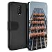 Produktbild eSwish PU-Leder Hülle/Case/Tasche/Cover für OnePlus 6T / Grill/BBQ Muster/Unten Unter Kollektion