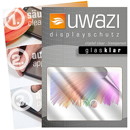 Xido Z120 Schutzfolie 3x uwazi glas-klare Displayschutzfolie Folie