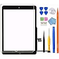 GoodFixer for iPad 9 (9th Generation) A2602 A2603 A2604 A2605 Screen Replacement Digitizer Touch Glass Kits, for iPad 9th Gen 10.2 Inch (2021 Released), Full Repair Sets+Home Button[No TouchID Chip]
