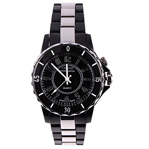 GSPStyle Herrenuhr Damenuhr Bunt LED Beleuchtete Armbanduhr Uhren Quarzuhr Farbe schwarz GSPStyle Herrenuhr Damenuhr Bunt LED Beleuchtete Armbanduhr Uhren Quarzuhr Farbe schwarz