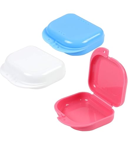 Silicone Denture Case With Lid, Portable Retainer Storage Pouch, Mouthguard Container, Easy Tightening For Travel & Home Use, Denture Pouch * Travelfriendly Case * Hygienic Storage * Pouch, Dental