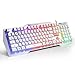 Produktbild K750 Einfache Edition leuchtende Gaming-Tastatur Bunte LED beleuchtete Hintergrundbeleuchtung USB verdrahtete Langlebigkeit bis zu 10 Millionen Mal (Tastatur)