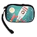 Produktbild Santa Claus Flying in Space Rocket in Sky Portable Washable Wristlets Bag Clutch Wallets, Change Purse,Coin Purse Zipper Small Wallets Pouch