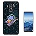 Produktbild 003512 - Cool Funny Astronaut Cat Guitar Design Huawei Mate 10 Pro 6" Fashion Trend Silikon Hülle Schutzhülle Schutzcase Gel Silicone Hülle
