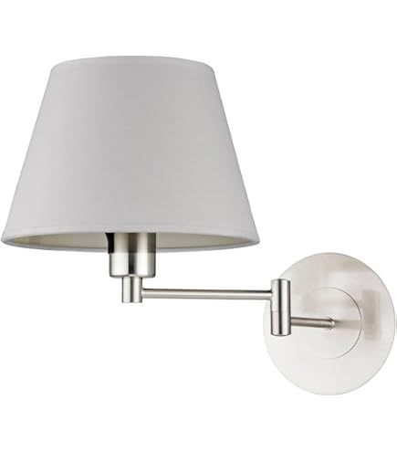 Perenz Applique cromo spazzolato e paralume pvc forma stupenda