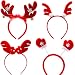Produktbild HLCE 4 STÜCKE Weihnachtsschmuck Stirnband Stirnband Haarnadel Dekoration Erwachsenen Kind Headwear