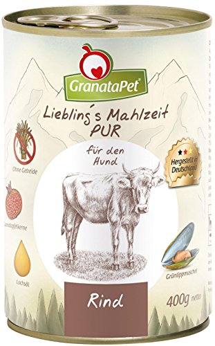 Preisvergleich Produktbild GranataPet Lieblingsmahlzeit Rind PUR 6 x 400g Rind PUR
