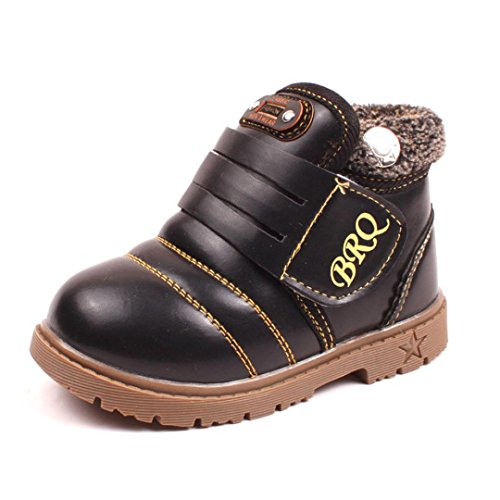 Transer Children Size 4-10, Winter Warm Matain Boots, Toddler Boys Girls School Shoes