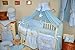 Stunning Baby Canopy / Mosquito Net for Cot + Fitting / Holder - Blue Stars