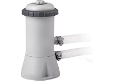 Intex 28604 530 GPH 220-240 V Cartridge Pump Pool Filter - Grey, Medium