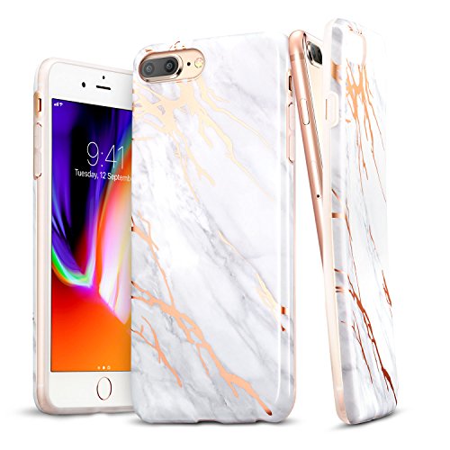 Funda iPhone 7 Plus  8 Plus M  rmol  ESR Funda M  rmol Suave TPU Gel  Ultra Fina   Protecci  n a Bordes y C  mara   Compatible con Carga Inal  mbrica  Enjaca Perfecta para Apple iPhone 7 Plus  iPhone 8 Plus 5 5  2017- Gris