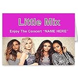 Little Mix personalised concert ticket card