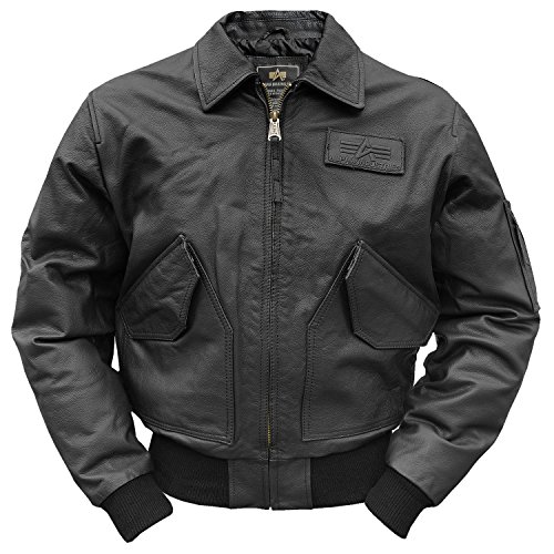 Lederjacke CWU-45 schwarz - XXL