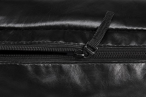 Doris Boutique Fu – PU Leder Damen Herren Neutral Gürteltasche Bauchtasche Hüfttasche Geldbeutel Bikertasche - 3