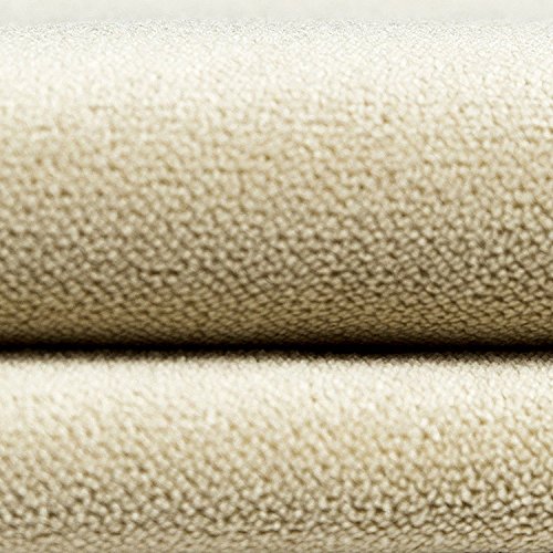 McAlister Textiles Luxury simple Matt Samt Kissen mit Ente Feder Füllmaterial, 40cm x 40cm, Champagner Gold - 4