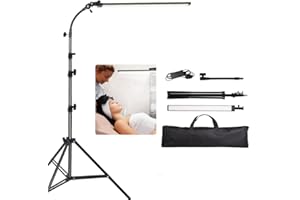 GSKAIWEN LED-Beleuchtungsset mit Lichtständer-Tasche, flexibel Schlauch für Beauty, Augenbrauen, Tätowierung, Make-up, Zahnmedizin, Wimpern, Porträtfotoaufnehmen, Produktfotografie-Fülllicht