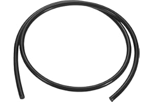 PATIKIL Tubo PE 3/16" ID x 5/16" OD (5 mm x 8 Mm), 3.28 ft (1 Metro), Tubo Flessibile per Acqua Polietilene per Sistemi di Osmosi Inversa Filtri per Acqua, Nero