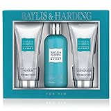 Baylis & Harding Men Citrus Bath Gift Set, Lime and Mint - 3 Piece