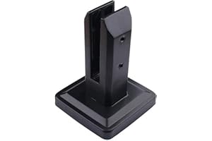 Syfunlv Acier Inoxydable Piscine Panneaux, Pince en Verre en Acier Inoxydable 304, Pince À Verre Pince pour Garde-Corps D'escalier Support Plat Arrière Réglable en Verre pour Accoudoirs,16 x 9.5 cm