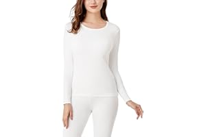 LAPASA Pacco da 2 o 1 Maglia Termica Donna Manica Lunga Fodera in Micro Pile - Pigiama Abbigliamento Intimo Canottiera Calda Elegante Elastica Traspirante Sportiva L15/L39/L42