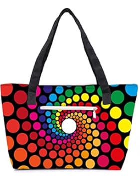 Snoogg , Damen Umhängetasche mehrfarbig mehrfarbig