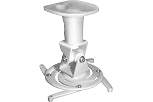 MyWall H16-1WL Support plafond pour TV Pivotant 360° Inclinaison 180° Blanc