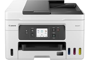 Canon MAXIFY GX4050 Printer for Home/Office Use - Colour Printers & Scanners All-in-One Wireless | MegaTank Inkjet Printer, Copier, Scanner & Fax | WiFi, Ethernet & USB Connectivity A4 Printer