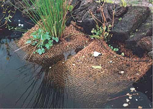 UBBINK NATUR- BÖSCHUNGS - PFLANZTASCHE KOKOS 55x55cm