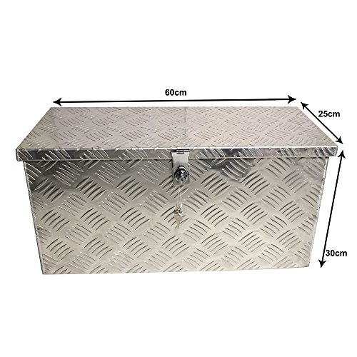 Truckbox inkl. Moosgummidichtung Alubox Werkzeugkiste Alukasten- Breite:60 cm x Tiefe:25 cm x Höhe:30 cm