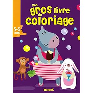 Mon gros livre de coloriage (Hippopotame) Livre en Ligne - Telecharger Ebook