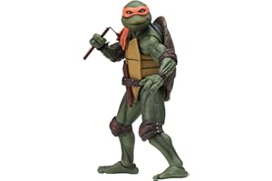 Neca las Tortugas Ninja 1990, Figura de Acción Michelangelo