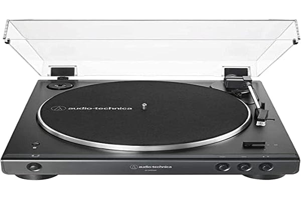 Audio-Technica LP60XBTBK Platine Vinyle Sans Fil à Entraînement par Courroie Automatique Noir
