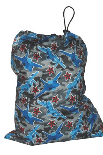 Patterned Cloth Nappy Wet Bag - Multiple themes (Planes)