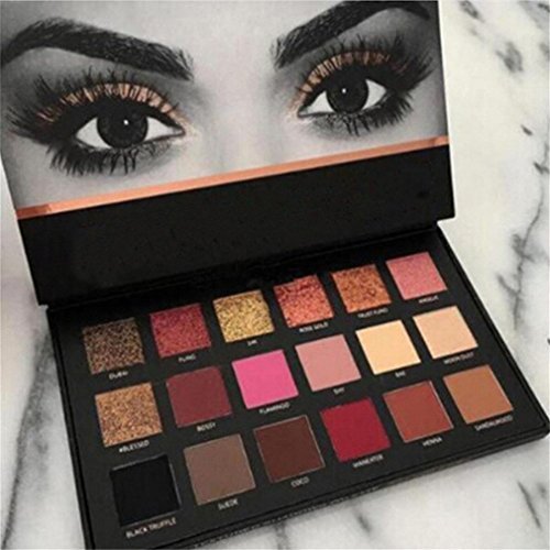 GODHL 18 Farben Beauty Palette Rosegold Lidschatten Makeup Augen Schminke Paletten Kosmetik - 2