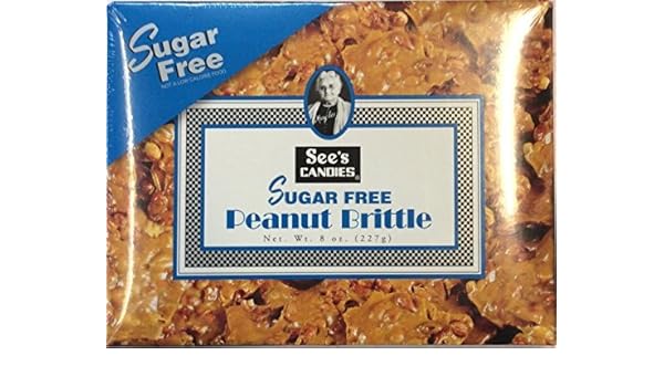 See S Candies Sugar Free Peanut Brittle 8 Oz By See S Cadies Amazon Co Uk Grocery