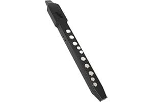 GOWENIC MIDI Electronic Saxophone, Mini Electric Wind Instrument, Support 10 Kinds of Tone, with 12 Kinds of Accompaniment, MIDI Connectivity (Black)