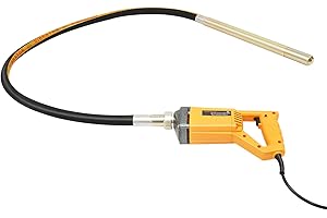 SHZICMY Vibrador de Hormigón, Hormigonera Industrial Vibrador de Botella Vibrante Interno 1300W, con Varilla Vibratoria 2M, para Construcción de Carreteras, Túneles, Puentes, Casas