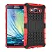 Produktbild Samsung Galaxy A5 Hülle Schwarz,Samsung Galaxy A5 Hülle Flip Case,Samsung Galaxy A5 Hülle Silikon,EMAXELERS Samsung Galaxy A5 Hülle TPU,Galaxy A5 Hülle Hart,Galaxy A5 Hülle Slim Protective schutz Design Secure sicher Non-Slip Grip griff einzigartige Unique Hybrid weich Soft & Hard Shockproof Protection Hülle Cover for Samsung Galaxy A5,Red Tire Pattern