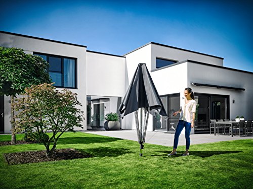 Leifheit 82100 Wäscheschirm Linoprotect 400 Wäscheschirm, Aluminium, Anthrazit, 220, 5 x 80 x 60 cm - 8