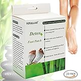 Detox Foot Patches, Detox Foot Pads, Detox Patches 20 Pieces Detoxify Toxins Pain Relief Foot Care Relax Health Care Remove Body Toxins Weight Loss Stress Relief (20pc)