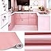 Produktbild KINLO rosa glanz Möbelfolie 5x0.61M PVC Klebefolie Küchenschrank Aufkleber Selbstklebend Küchenfolie Deko Plotterfolie